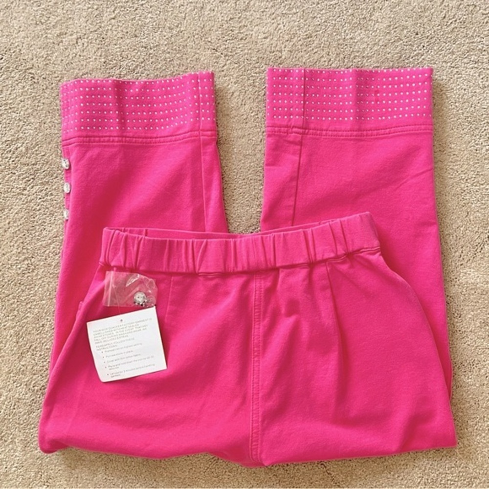 NWT DreamJeannes by Quacker Factory Pull On Crop Pants Resortwear Vacation - Picture 6 of 9